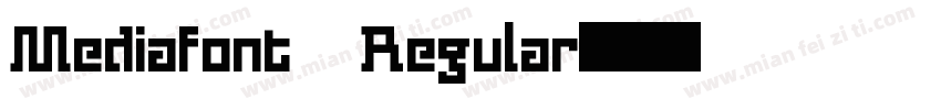 Mediafont Regular字体转换